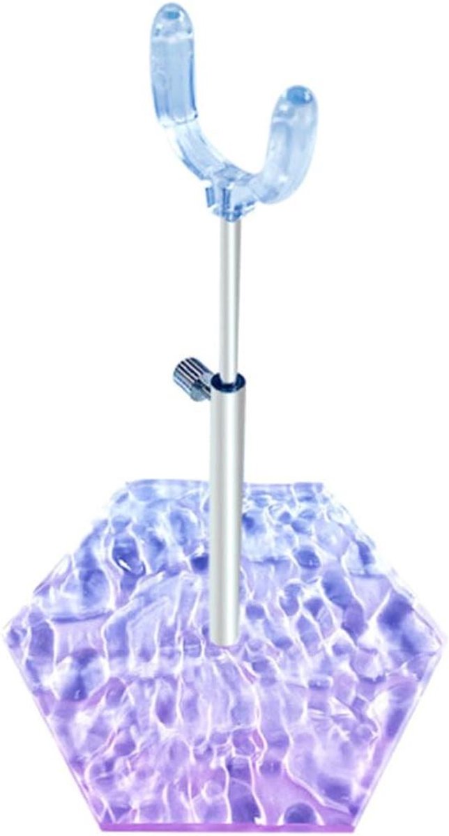 Actiefiguur Displaystandaard - Poppenstandaard Figurenhouder - Verzamelingen Presenteren - Verstelbare Kruisstructuur - Basis 8.6 cm - Zwart
