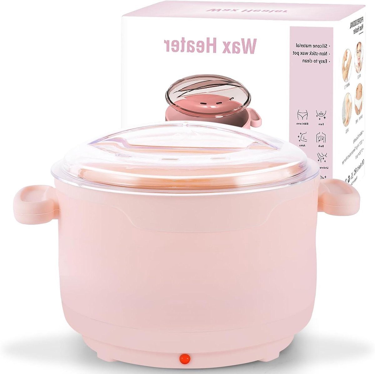 Waxverwarmer - Ontharingsverwarmer Harsen - Thuis ontharen - Snelle en gelijkmatige verwarming - 17 x 13.4 x 6.6 cm - Wit