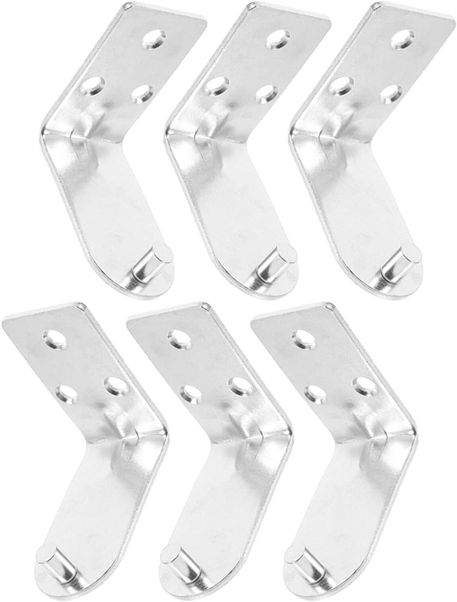 Brandblusser Beugels - Brandblusser Haken - Veilige Opslag - Stevige Wandmontage - 7x5.5x3cm - Zilver