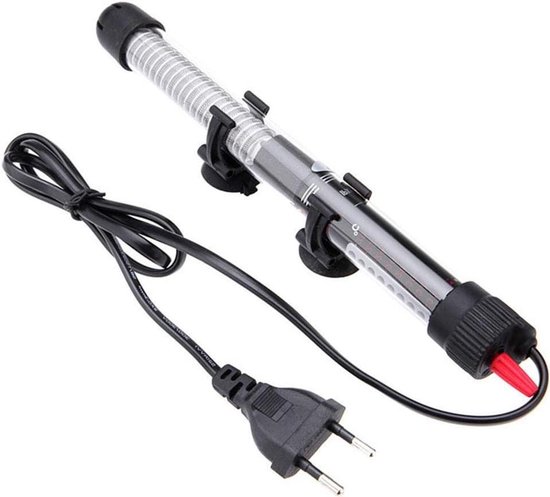 Aquarium Heater - Verwarmingsstaaf - Aquarium Onderhoud - Explosiebestendige Buis - 50 Watt - Zwart