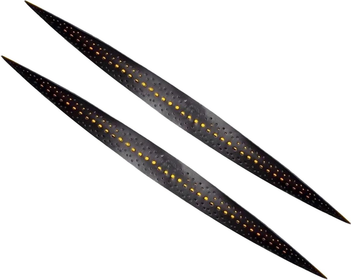Stuur Grips - Handvat Tapes - Comfortabel Rijden - Schokabsorberend Materiaal - 1 Paar - Zwart/Oranje