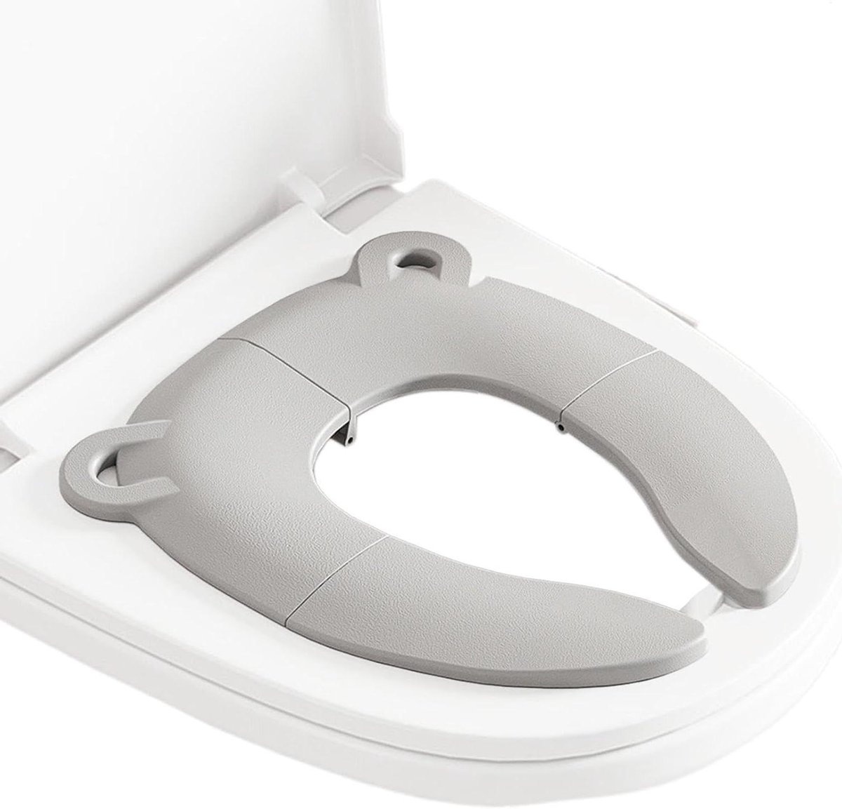 Opvouwbare Toiletbril - Reis Potje - Zindelijkheidstraining - Antislip Basis - 18.5 x 15.5 cm - Zwart