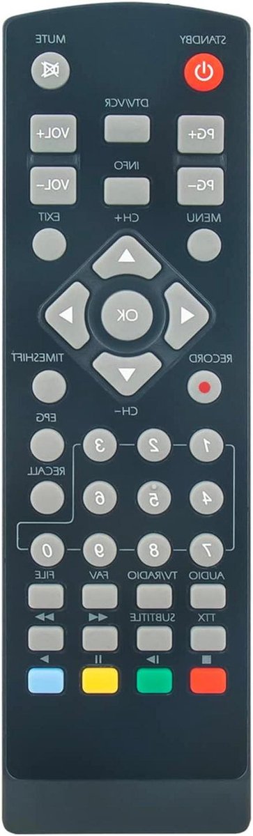 Afstandsbediening - Universele Afstandsbediening - TV Bediening - Geen Programmering Nodig - 10 Meter Bereik - Zwart