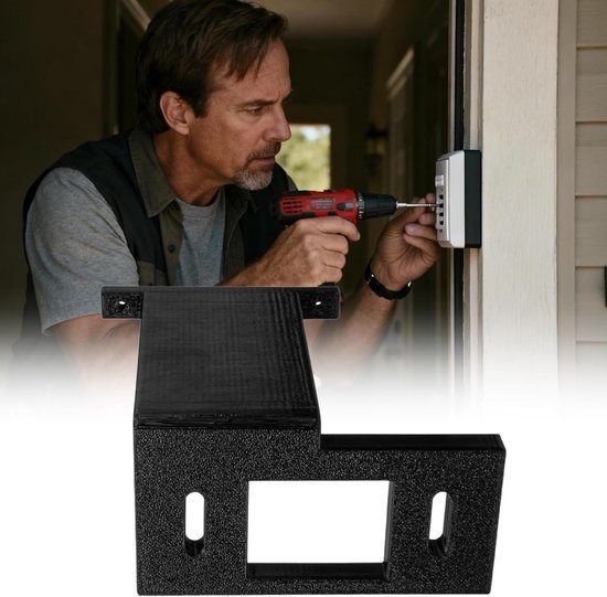 Ring Deurbel Mount - Deurbel Extender Houder - Beveiliging Uitbreiden - 180 Graden Gezichtsveld — afbeelding 4