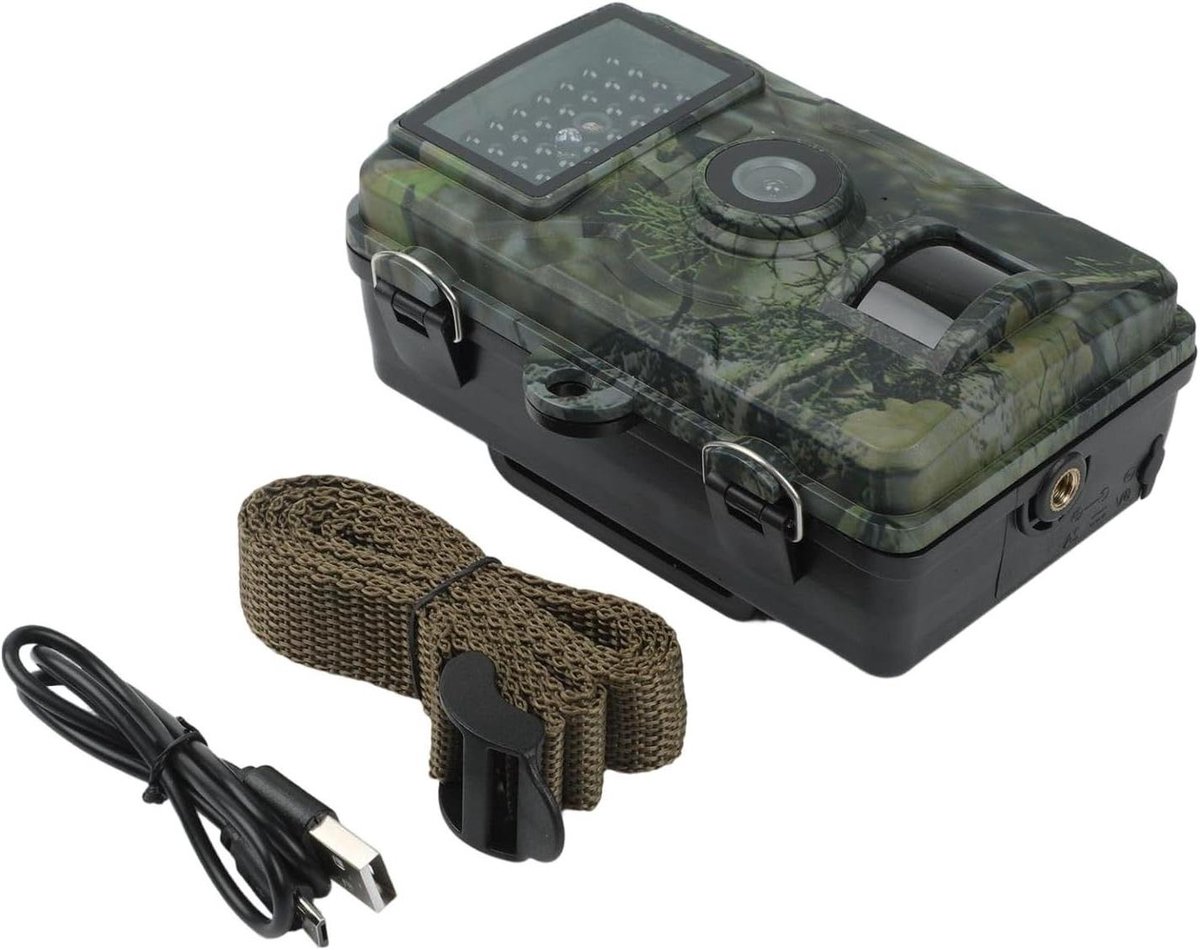 Jacht Camera - Wildcamera Observatiecamera - Wildlife Observatie - Geen Glow Nachtzicht - 14 x 10 x 7 cm - Zwart