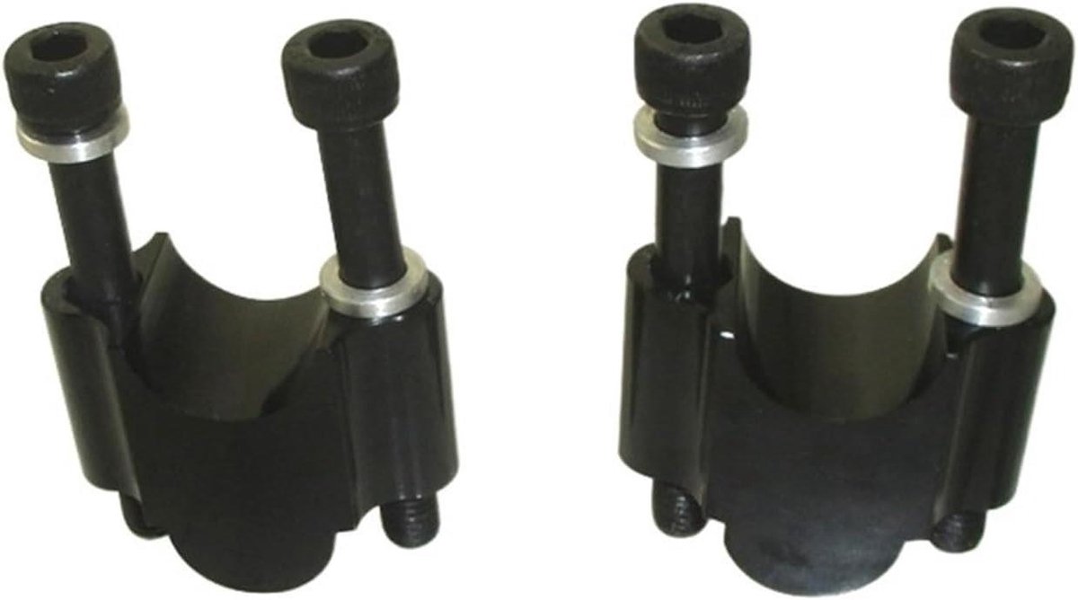Stuurverhogers Motor - Motor Riser Clamp - Comfortabel Rijden - Verstelbare Hoogte - 30 Mm - Zwart