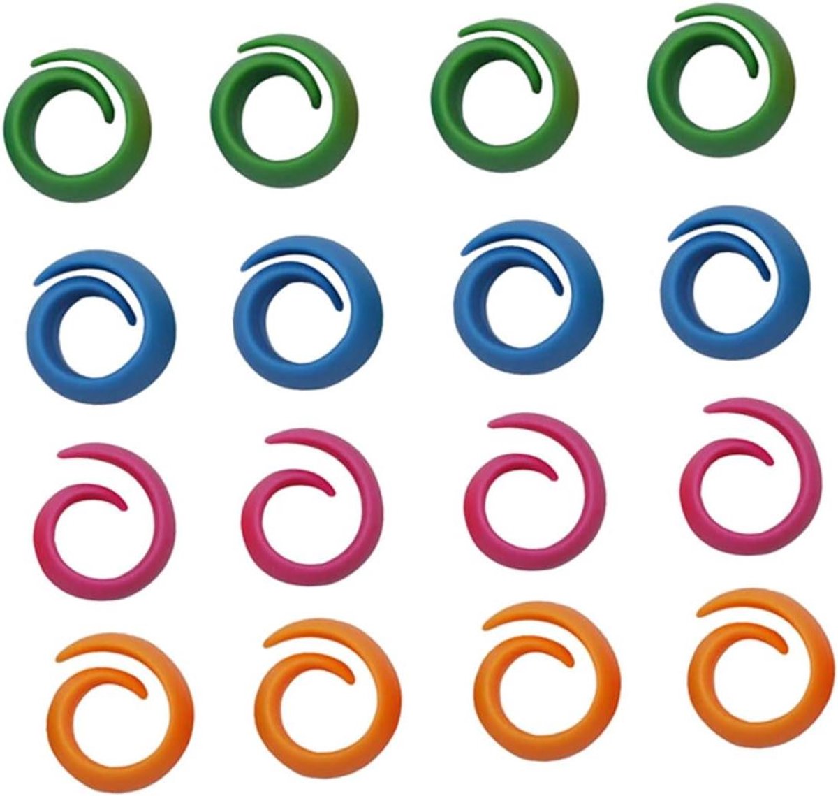Draadklos Houders - Spoel Clips - Naaispoelen Organiseren - Flexibel Siliconen Materiaal - 50 Stuks - Gemengde Kleuren