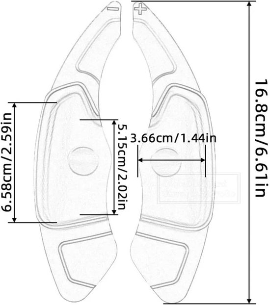 Schakelpeddel Verlenging - Stuurwiel Paddles - Verbeter Rijervaring - Duurzaam Aluminium - 2 Stuks - Rood van Schakelpeddel Verlenging — afbeelding 5