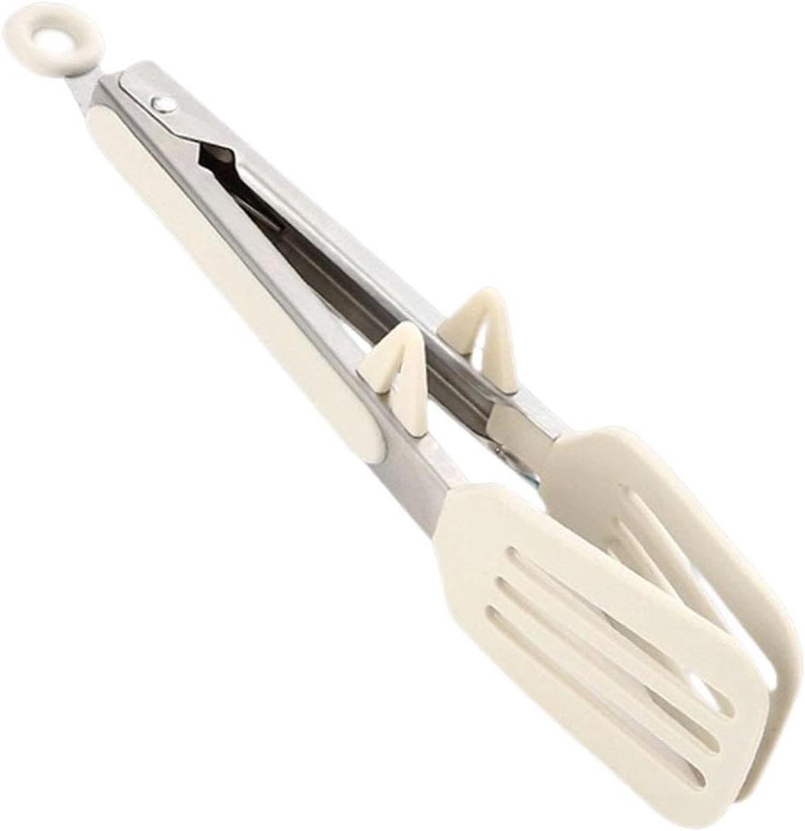 Keukentang - Serveertang - Eten Serveren - Hittebestendig Antislip - 265 cm - Wit