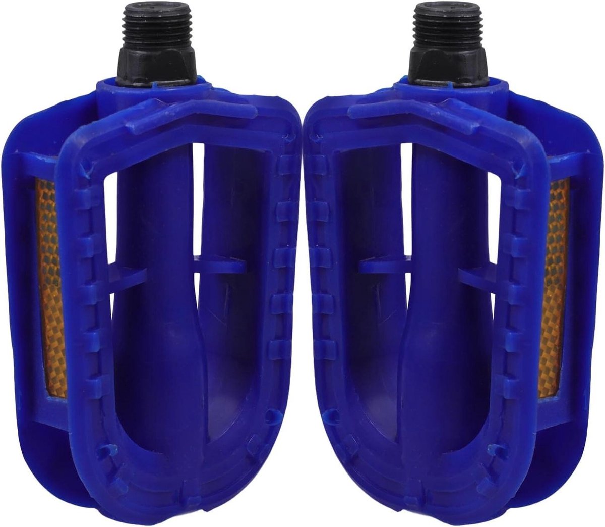 Kinderfiets Pedalen Trapplatfor Fiets Comfortabel Fietsen Antislip Rubber 10.7 x 6.5 cm Blauw
