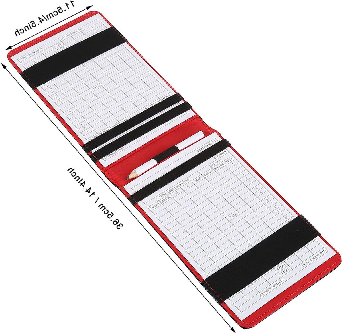 Houten Scorekaart Houder voor Golf, Ideaal voor Toernooien en Clubgebruik, Golfaccessoires voor Golfliefhebbers