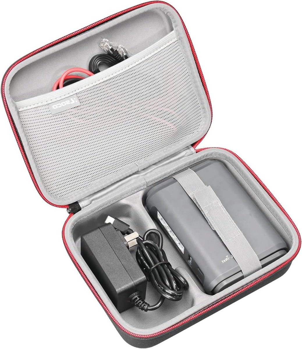 Draagbare Reisopslag Tas voor Secure Travel WiFi Router, Schokbestendig en Stofdicht met YKK Rits voor Veiligheid en Bescherming