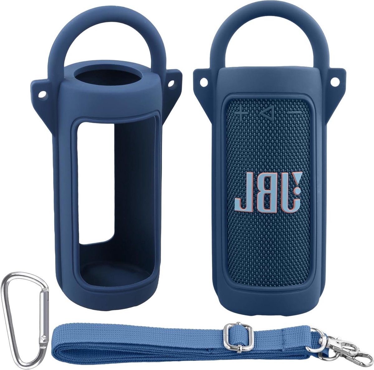 Draagbare Ultralichte Beschermcase voor JBL Grip Bluetooth Speaker met Carabiner en Schouderband, Ideaal voor Reizen en Outdoor Gebruik