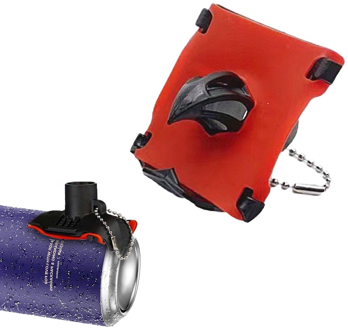 Dailygoody - Bier Shotgun Opener - Innovatief Bierdrinkapparaat - Rood - Handige Flessenopener - Perfect voor Feesten en Camping