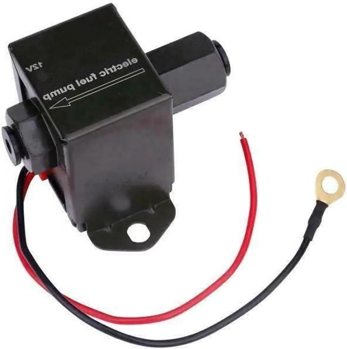 Elektrische Brandstofpomp - Brandstofpomp Motor - Brandstof Toevoeren - Universele 12V - 4-7 PSI - Zilver