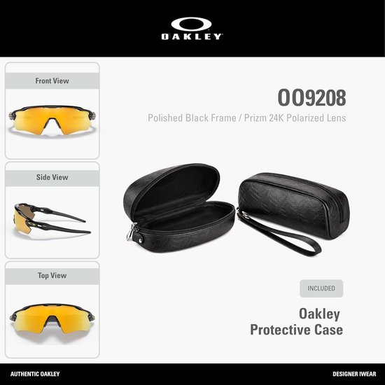 Oakley Zonnebril - Unisex Zonnebril - Bescherming Tegen Zon - Lichtgewicht Frame - 38 mm - Blauw — afbeelding 2