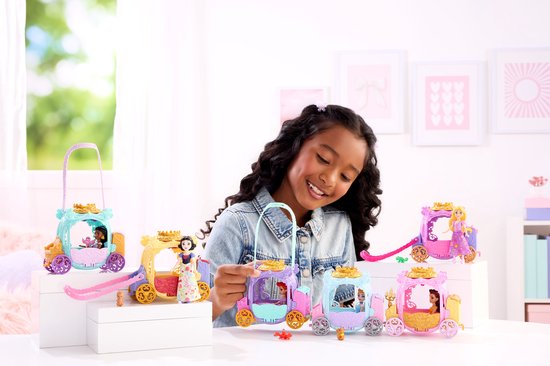 Disney Princess CARRIAGE REVEAL Small Doll & Vehicle — afbeelding 4