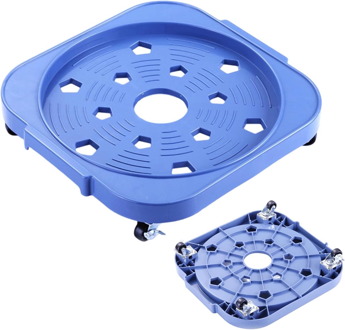 Emmer Trolley - Plantentrekker - Zware Lasten Verplaatsen - 360 Graden Rotatie - 32 cm - Zwart