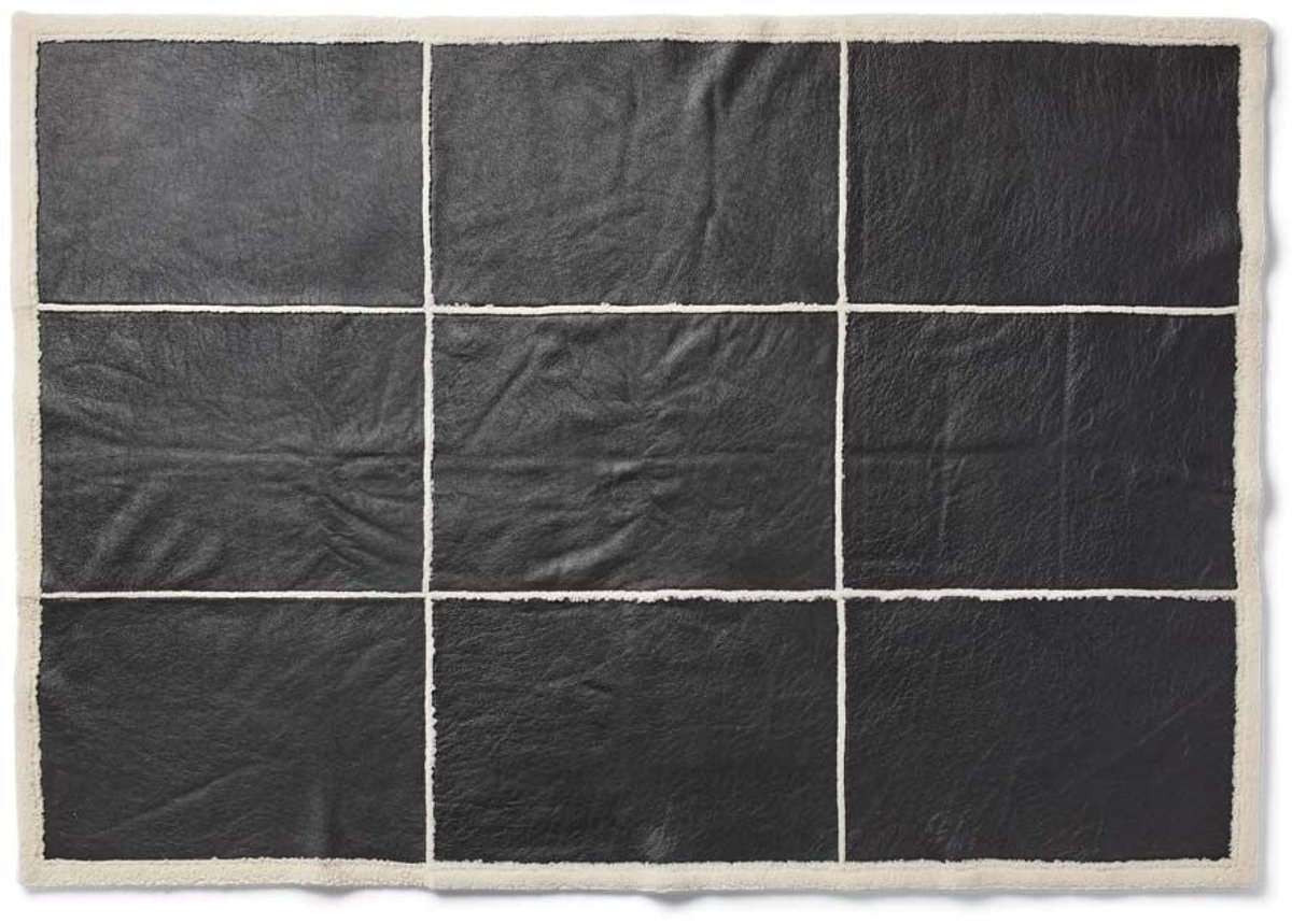 Sheepskin House - Addison Plaid - Tweezijdige Schapenvacht - Korte Wol - 240x260 cm