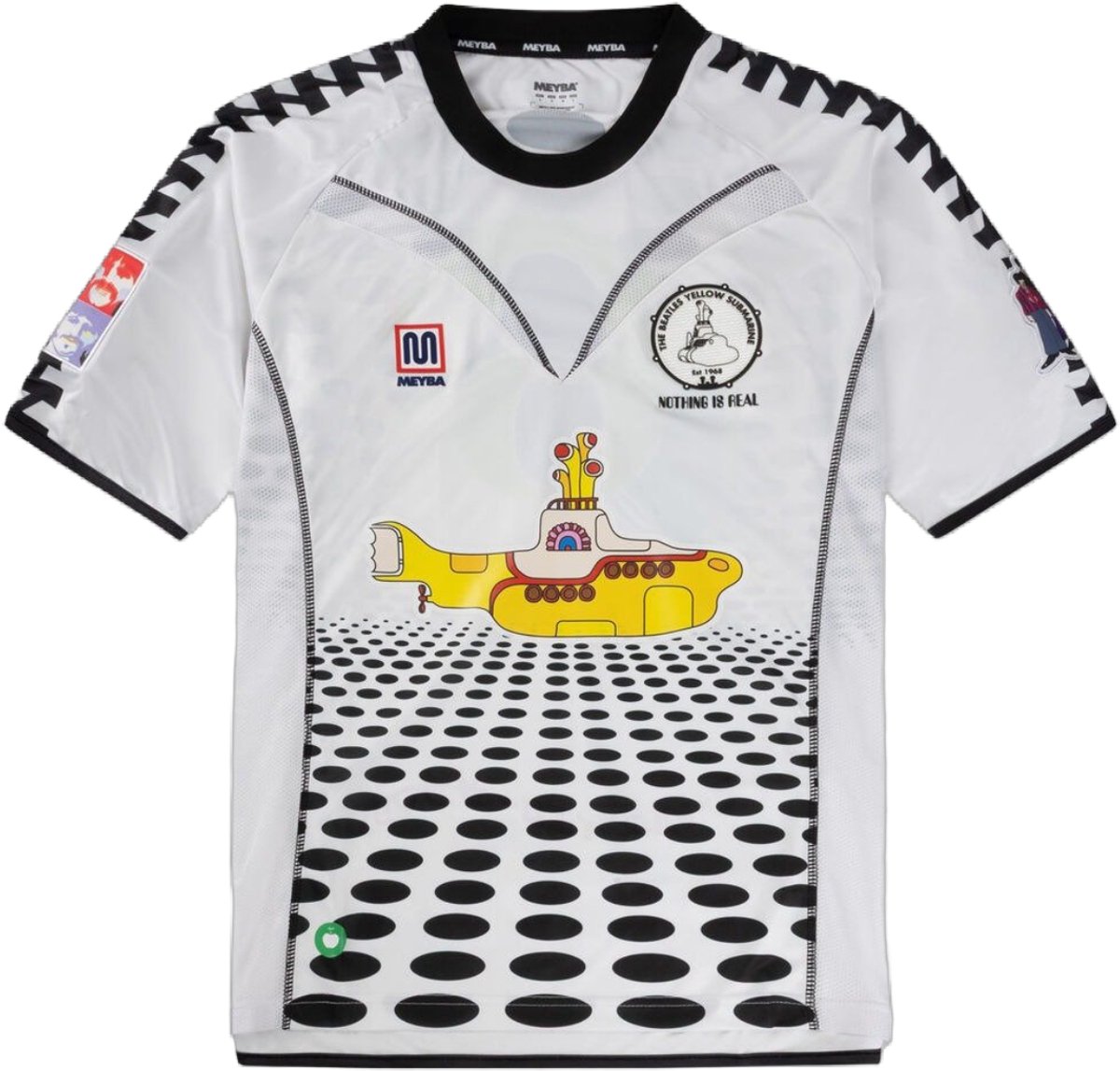 Meyba x The Beatles Yellow Submarine Voetbalshirt - Wit