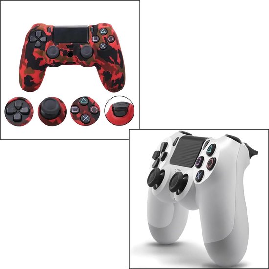 Controller Thumbsticks Vervangset voor PS4 - Inclusief L1, R1, L2, R2 Triggers, Springs en Conductieve Rubber Pads — afbeelding 4