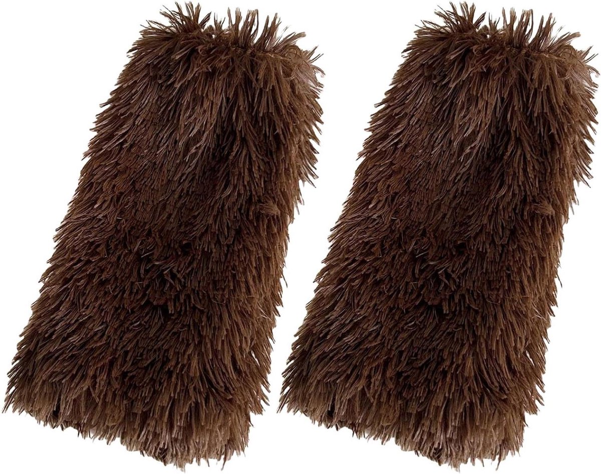 Pluche Beenwarmers - Fuzzy Sokken - Winterse Warmte - Dikke Thermische Stof - 30 cm Lengte - Diverse Kleuren