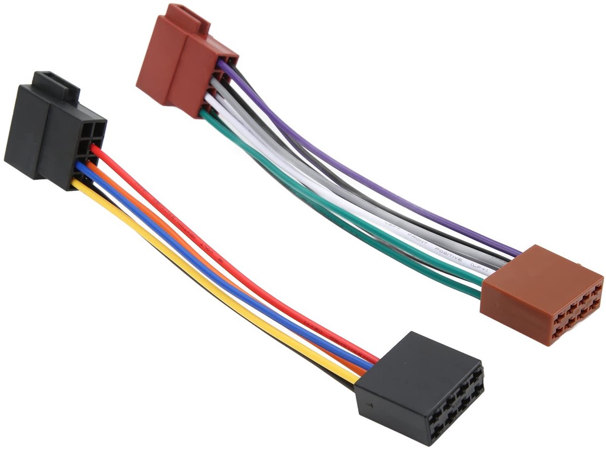 ONF3 - Radio Wire Harness Adapter - 16 Pin - Eenvoudige Installatie van Autoradio - Compatibel met Meerdere Merken - Betrouwbaarheid - Gebruiksv...