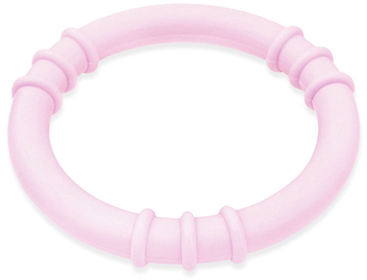ARK Therapeutic bijtspeelgoed baby kauwring roze zacht BPA-vrij.