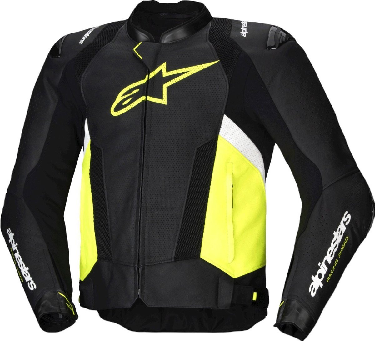 Alpinestars Missile V3 Airflow geperforeerde motorfiets lederen jas -