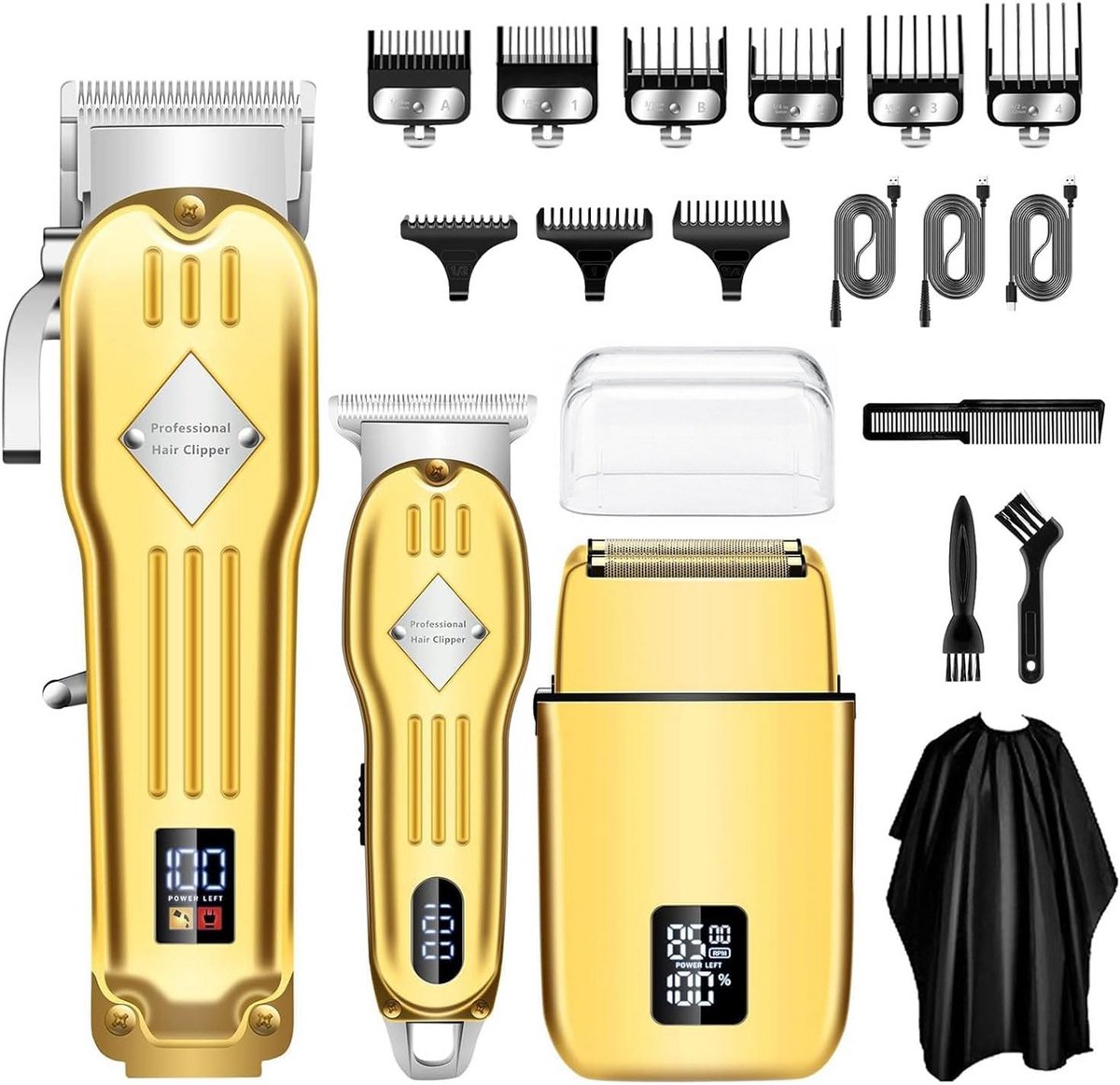 Professional Hair Trimmer & Grass Trimmer, Electric Shaver for Beard, Foil Shaver Shaver, for Home/Barbers/Salon