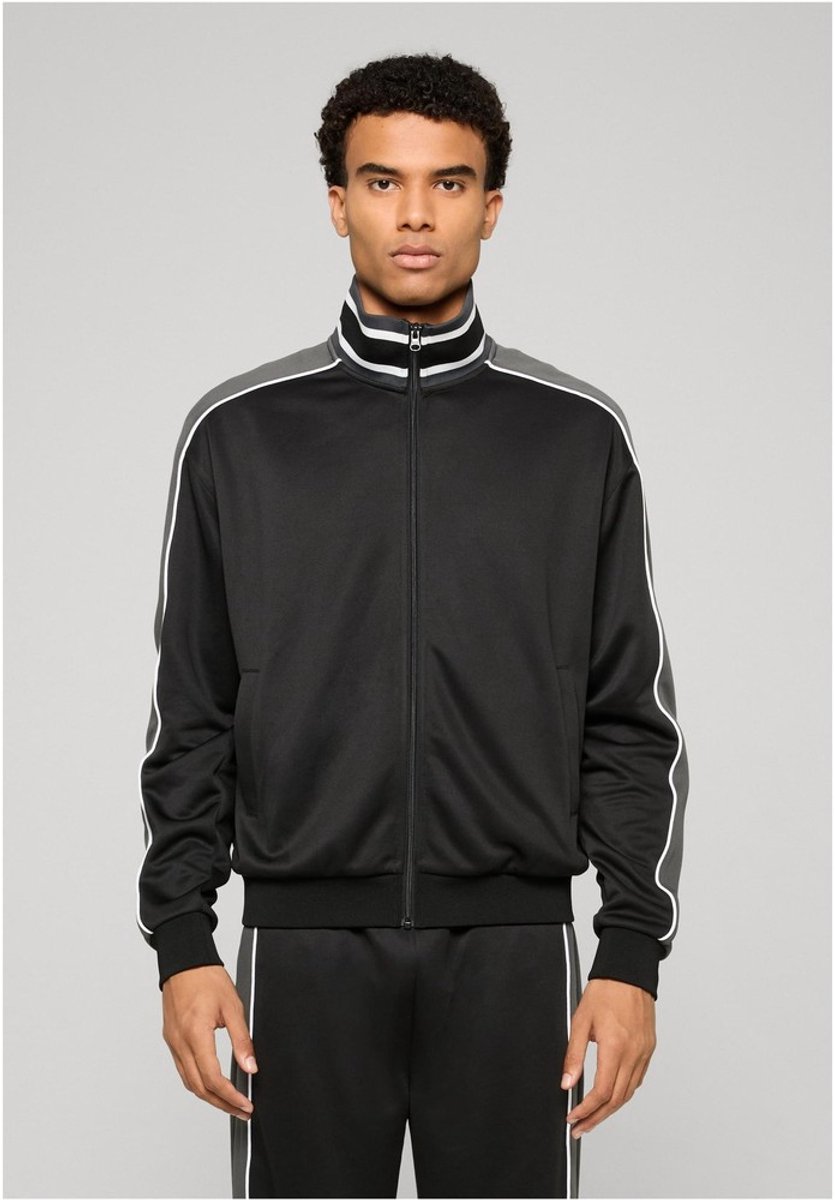 Urban Classics Interlock Baseball Trainings jacket 5XL Zwart