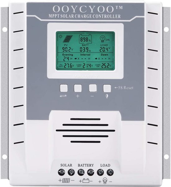 MPPT Solar Laadregelaar 40A Automatisch 12V 24V DC Hoge Efficiëntie