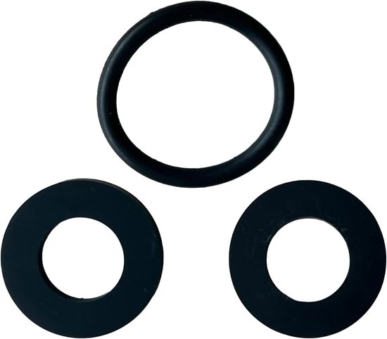 Reparatieset Zwembad - Pads en Ringen - Luchtinlaat Repareren - Behoud Originele Onderdelen - 3 Stuks - Zwart — afbeelding 5