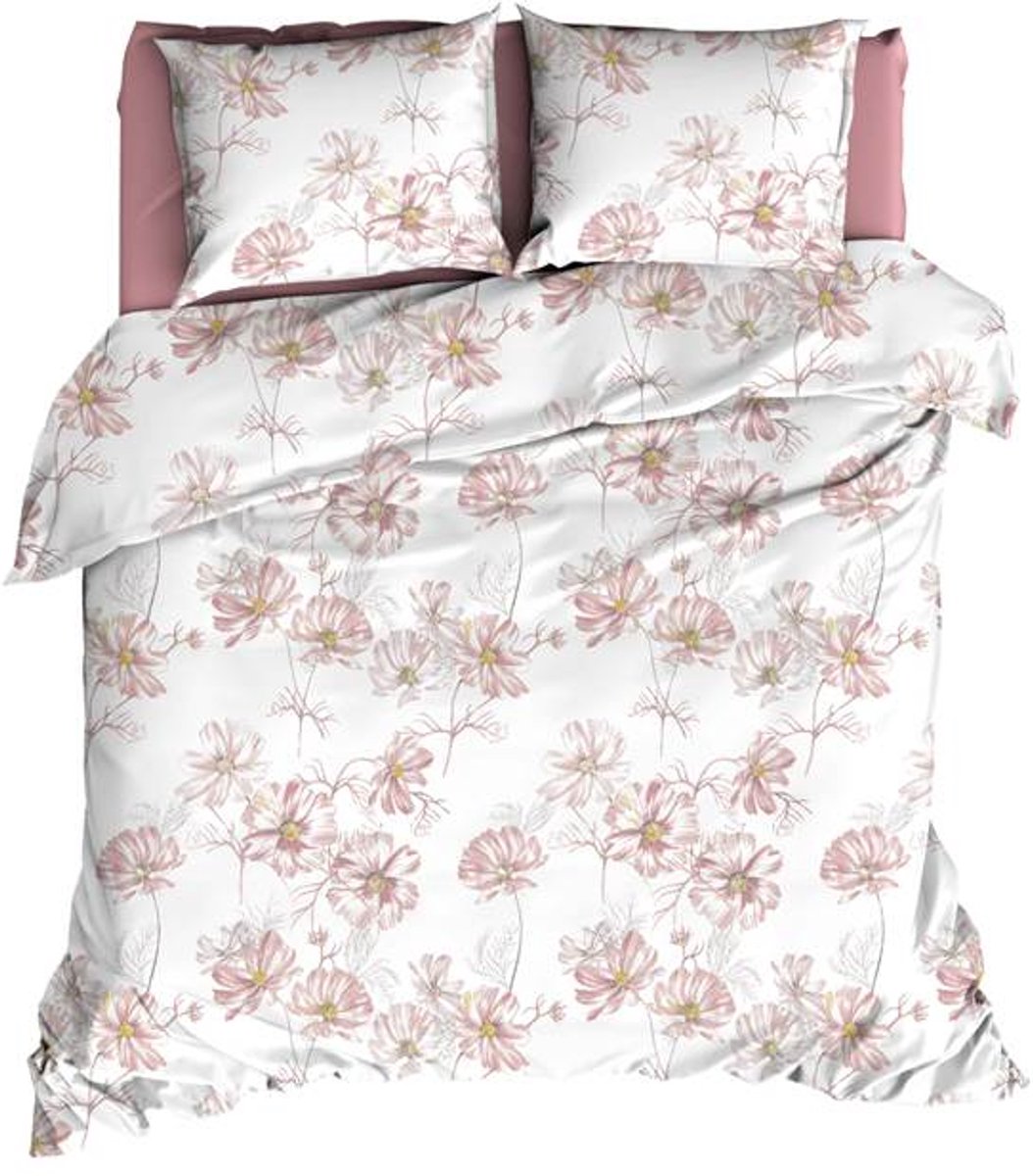 Romanette Filippa Dekbedovertrek - Lits-jumeaux - 240x200/220 cm - Rose