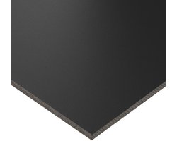 HPL Plaat - Gevelplaat Balkonplaat - Buitenbekleding Maken - Weerbestendig Krasvast - 100x20cm 6mm - Antraciet