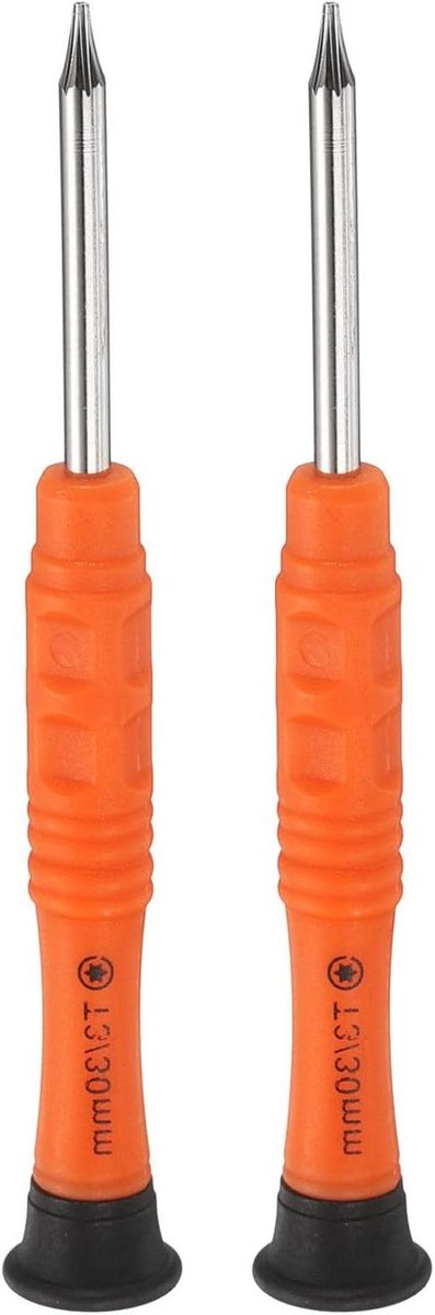 Mini Schroevendraaiers - Precisie Gereedschap - Kleine Reparaties - Torx Kop - 3 mm - Oranje