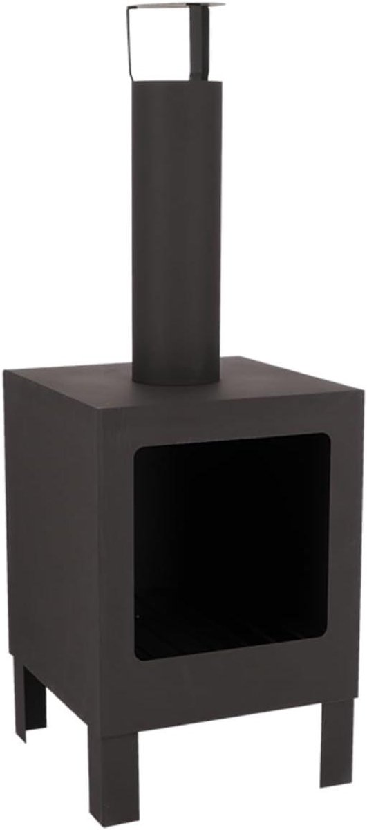 Terraskachel - Buitenverwarming - Sfeer Creëren - Authentieke Uitstraling - 10.73 KG - Zwart