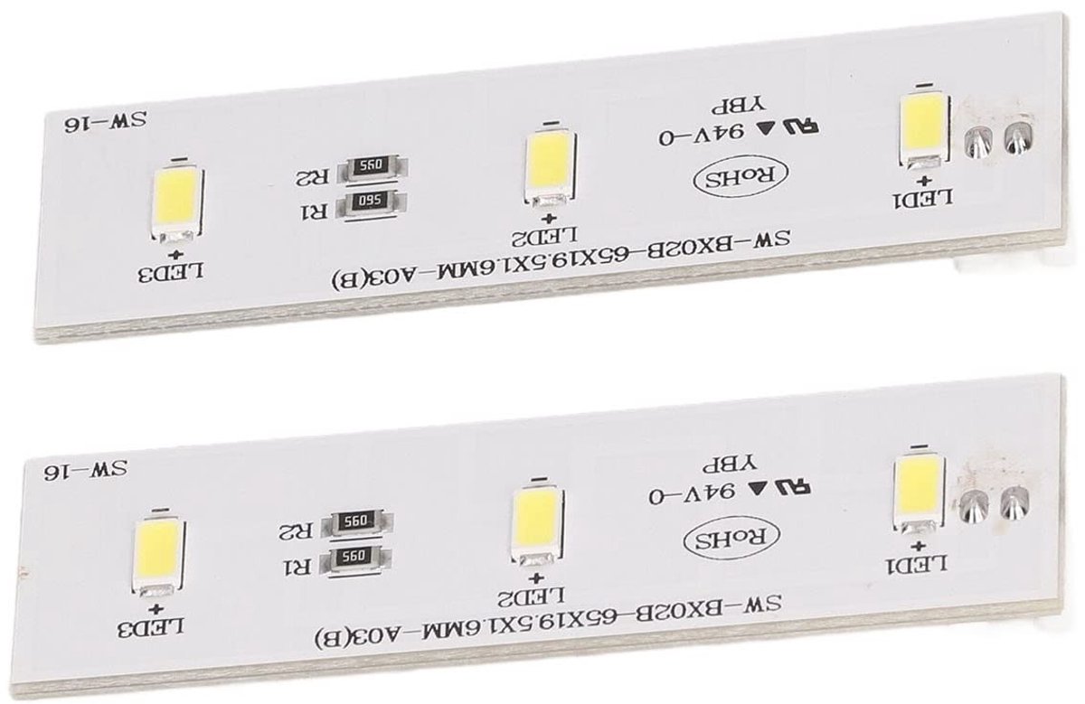aladdien - Vrieskast lichtbalk - Koelkast led lichtstrip - Oogbescherming - Witte lichtkleur - Vervanging voor reparatieonderdeel - Perfect geschikt..