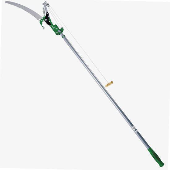 Telescopische Snoeischaar - Takkenknipper Hoge Takken - Hoge Takken Snoeien - Uitschuifbaar Handvat - Tot 2.5 Meter - Groen — afbeelding 3