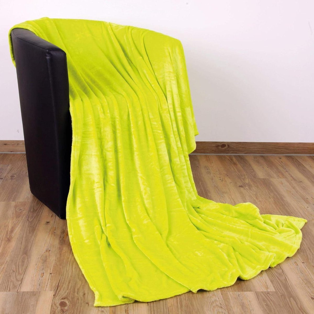 Woondeken Celina - Pluizige deken - Gezelligheid thuis - Microvezel 220 g/m² - 80 x 120 cm - Groen
