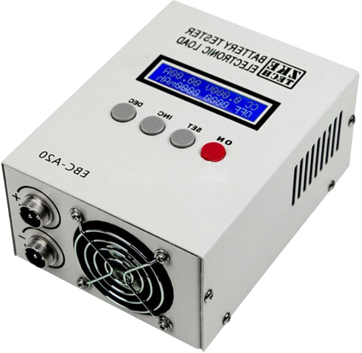 Batterij Tester - Capaciteit Meter - Accu Onderhoud - 4-Draads Meting - Tot 30V - Off-white