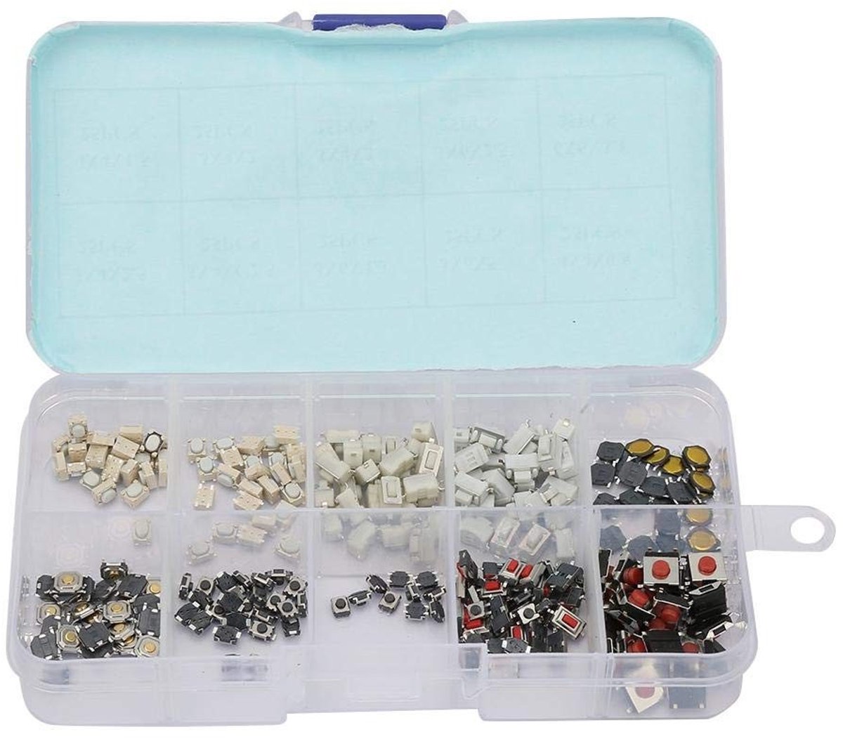ONF3 - Micro Push Button - Tactiele schakelaars - 250 stuks - Tactiele schakelaars - Geschikt voor diverse toepassingen - Assortiment kit