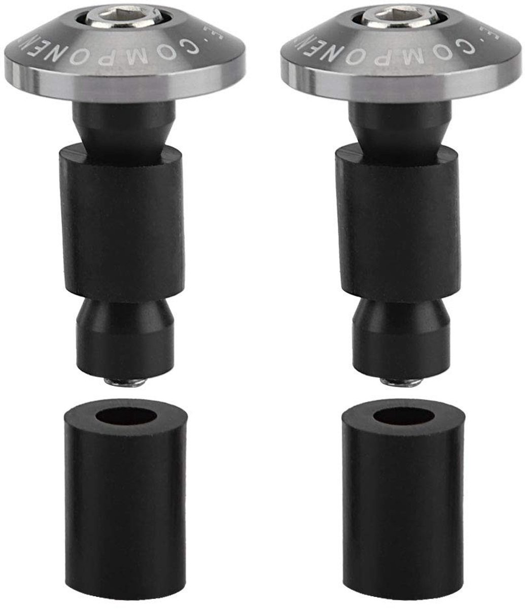 aladdien - Stuurstoppen - Off Road Racing - Aluminium en rubber - Universeel - Motorfiets stuur caps - Geschikt voor 22 mm stuur - Diverse kleuren