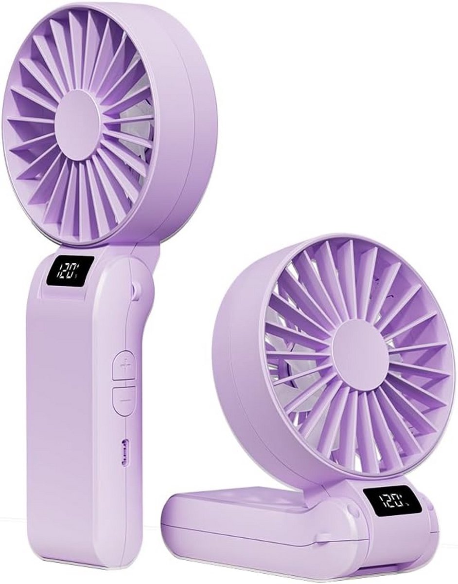 Opvouwbare Mini Ventilator met 150 Modi - Krachtige en Draagbare USB Oplaadbare Handventilator