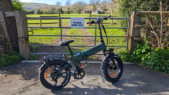 SAMEBIKE RS-A02 Pro Elektrische Fatbike - 48V 15Ah - 20*4 Inch Banden - 110KM Bereik - Opvouwbaar - Mechanische Schijfremmen –Groen van Merkloos — afbeelding 2