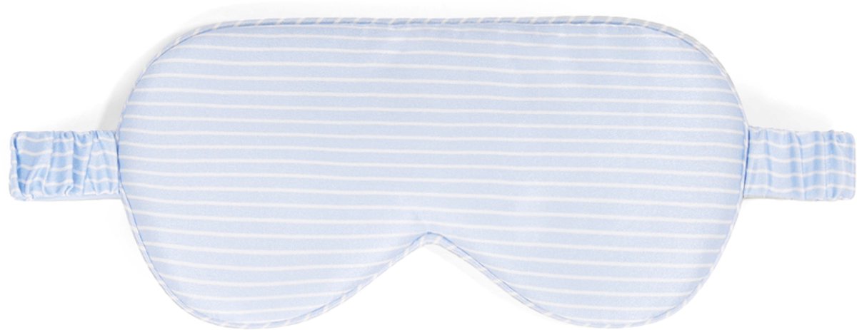 Dore & Rose - Slaapmasker - Oogmasker - Zijden Slaapmasker Voor Mannen en Vrouwen - Deep Sleep Mask - Eye Mask - Verduisterend - Wallen - Blauw - Nº 17 La Vie en Bleu