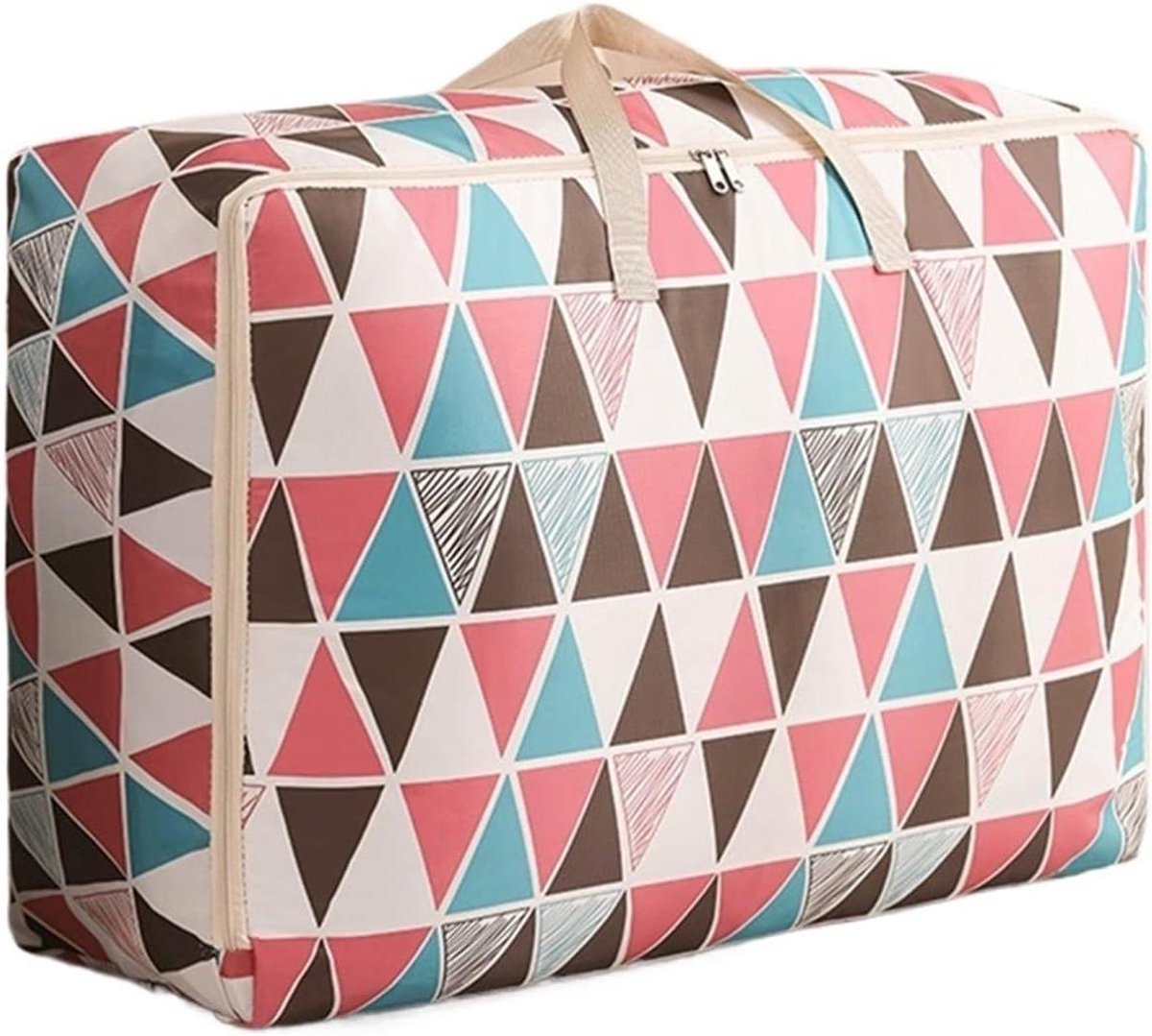 Opbergtas Kleding - Kussen Organizer - Ruimte Besparen - Ademend Materiaal - 58x38x24cm - Bruin