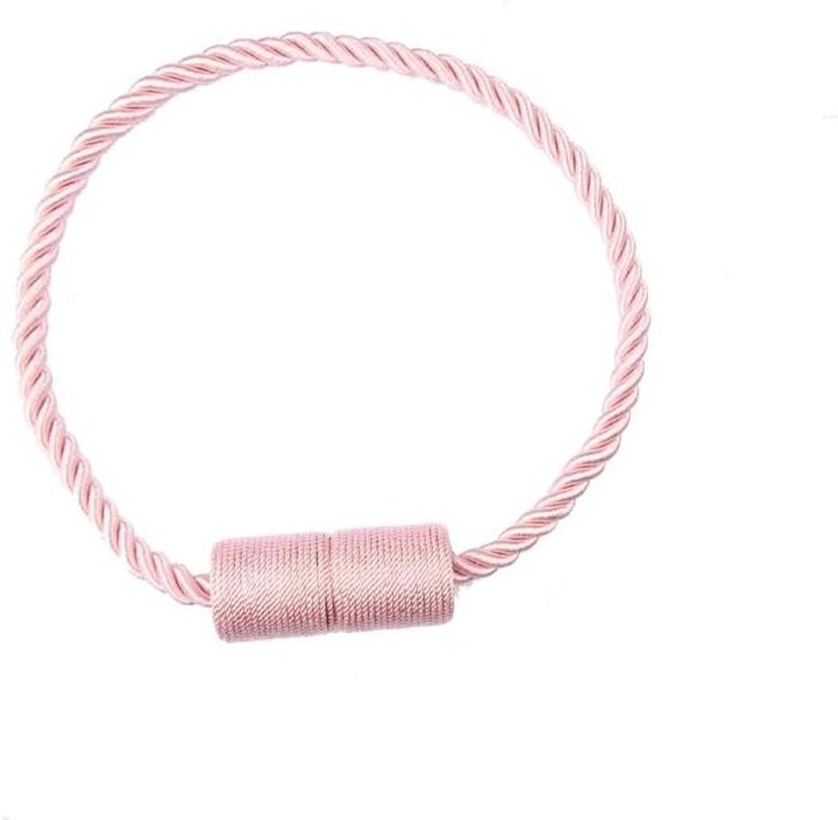 Gordijn Tiebacks - Gordijnklemmen - Gordijnen Strikken - Magnetische Sluiting - 50 cm Lengte - Roze