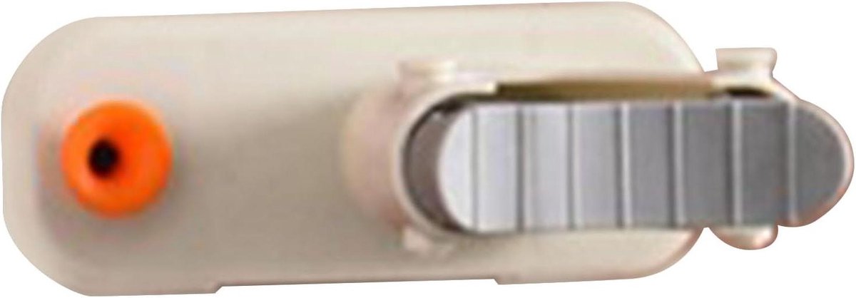 Bezem Mop Houder - Muur Organizer - Ruimte Besparen - Boorvrije Installatie - 9 x 3 cm - Grijs