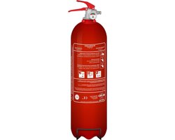Poederblusser 1KG - Brandblusser compact - Beginnende branden blussen - ABC brandklassen - 1KG - Rood
